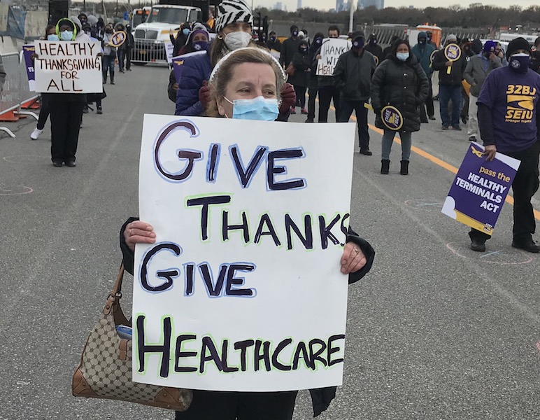 ‘They Need it Now’ – 32BJ Calls on Cuomo to Sign Healthy Terminals Act